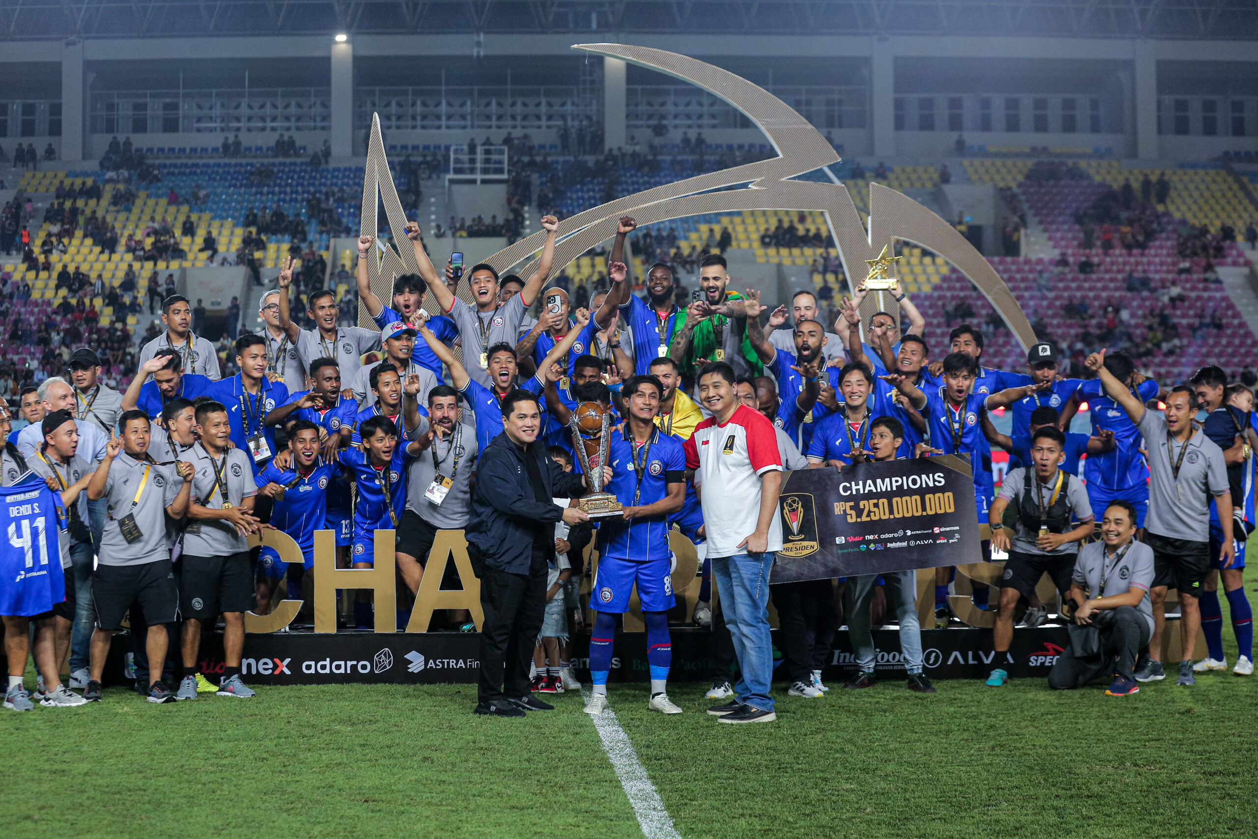 Arema FC Merengkuh Gelar Juara Piala Presiden 2024