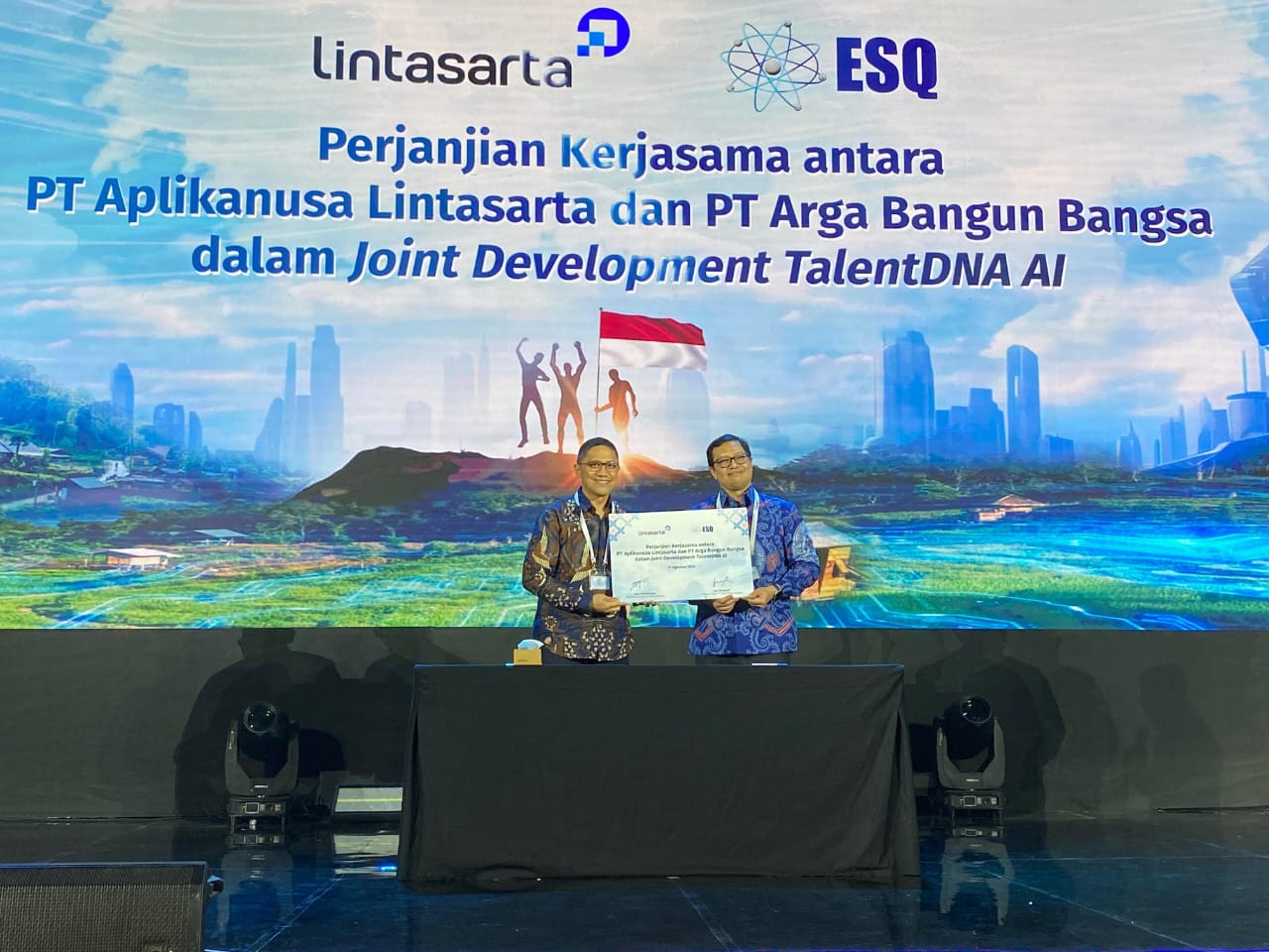 Lintasarta Luncurkan GPU Merdeka dan Tandatangani MoU TalentDNA AI dengan ESQ