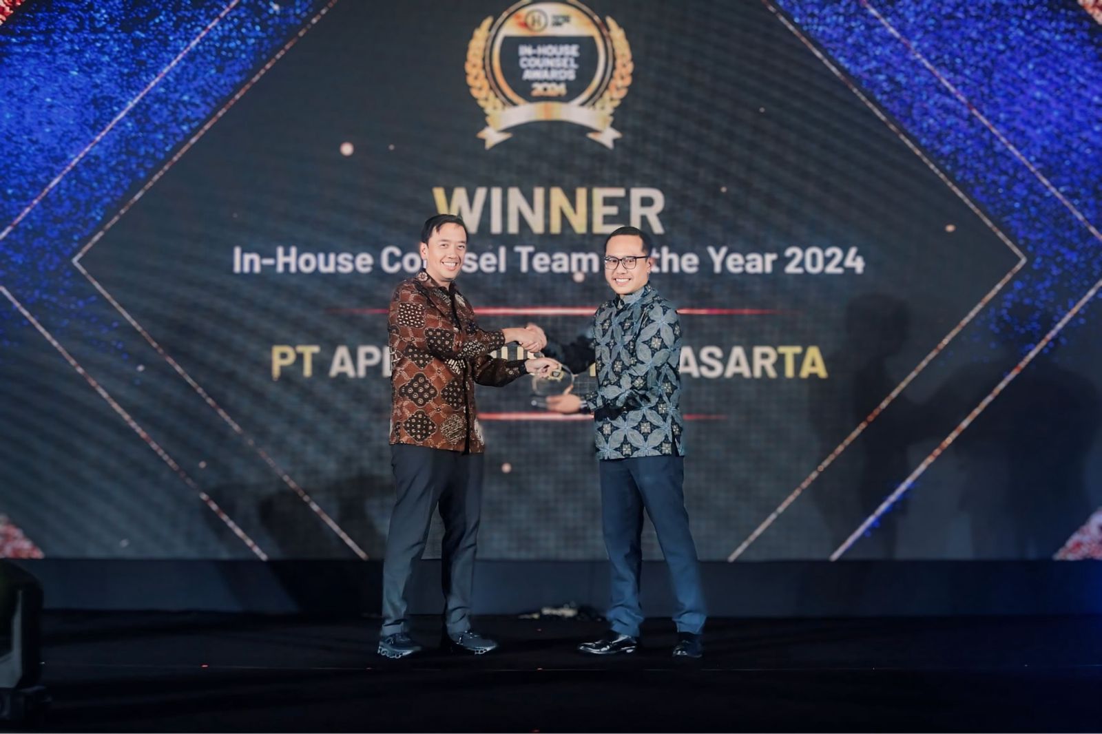 Lintasarta Raih Tiga Penghargaan di Indonesian In-House Counsel Summit & Awards 2024