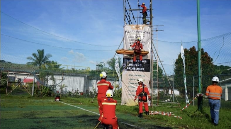 PT Nusa Halmahera Minerals Rayakan Bulan K3 Nasional 2025 dengan Apel Pembukaan