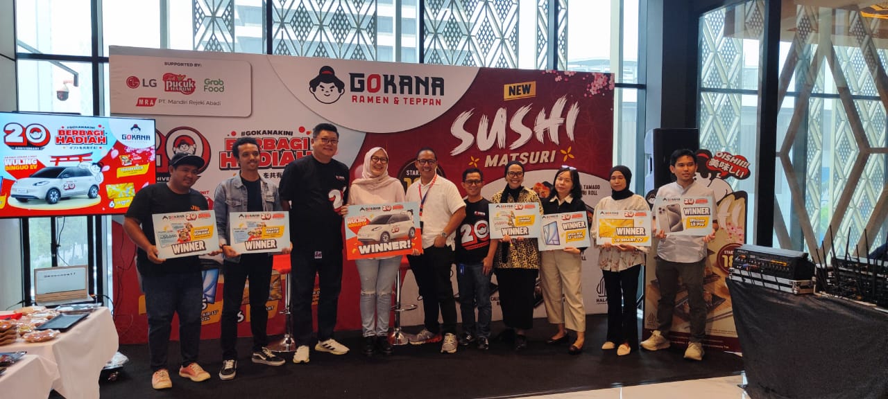 Gokana Luncurkan Menu Baru “Sushi Matsuri” Setelah Sukses Gelar Promo Berhadiah