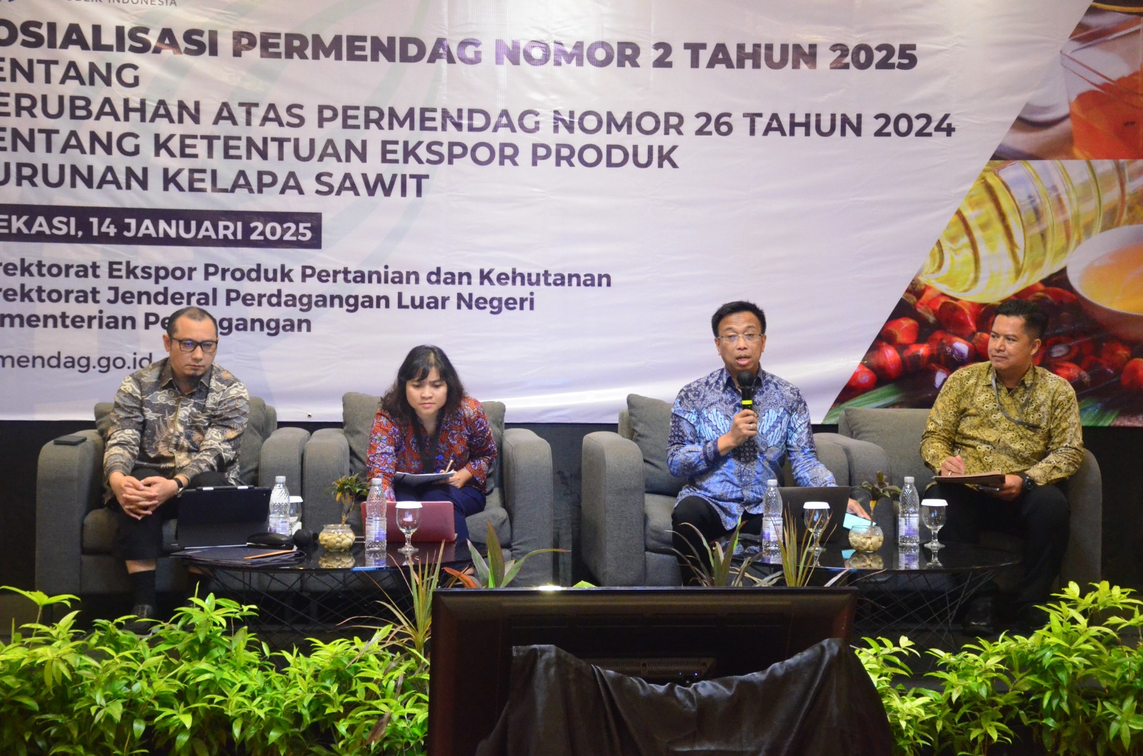 Sosialisasi Permendag 2/2025, Perketat Ekspor Produk Turunan Kelapa Sawit