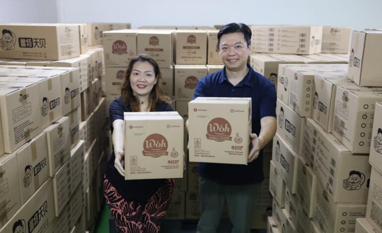 BNI Xpora Lepas Kripik Tempe Kultiva Ekspor Produk ke China