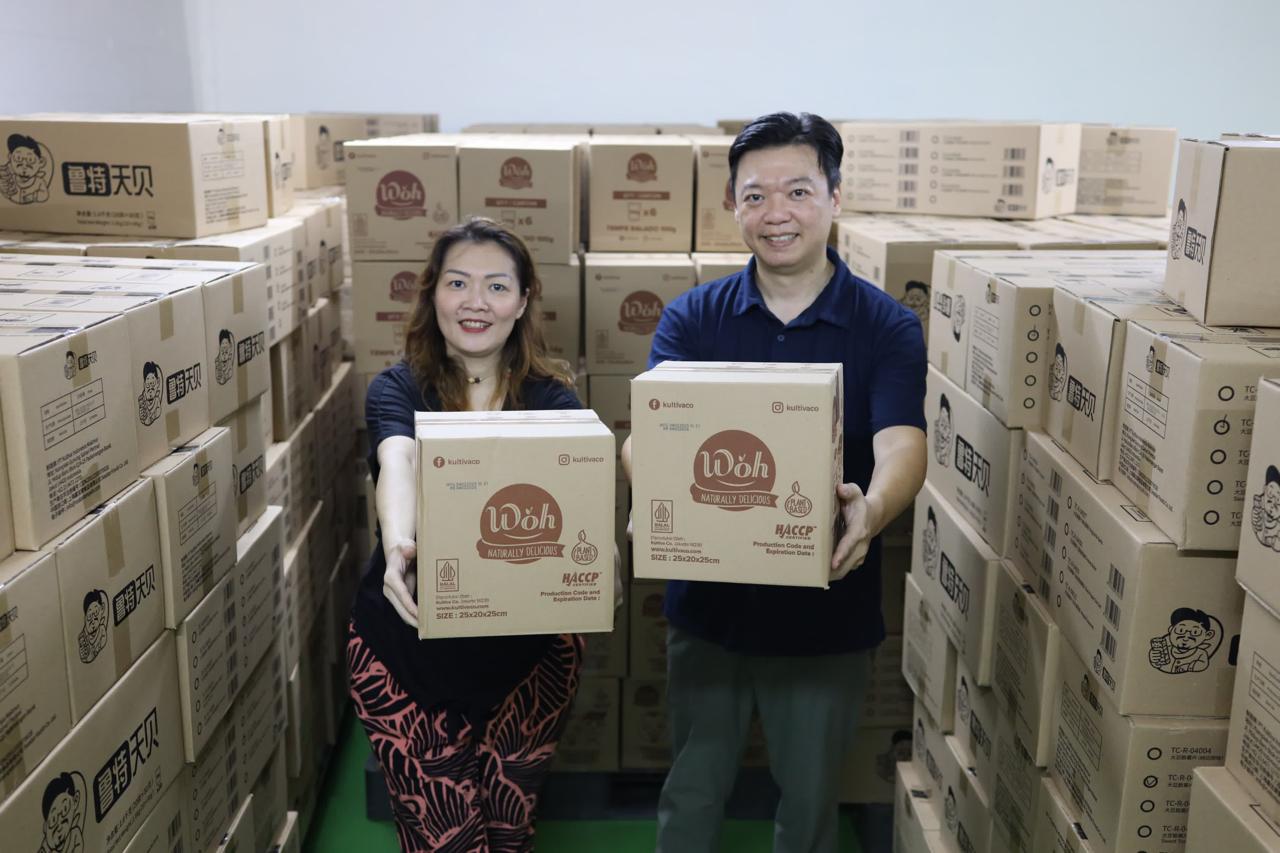 BNI Xpora Lepas Kripik Tempe Kultiva Ekspor Produk ke China