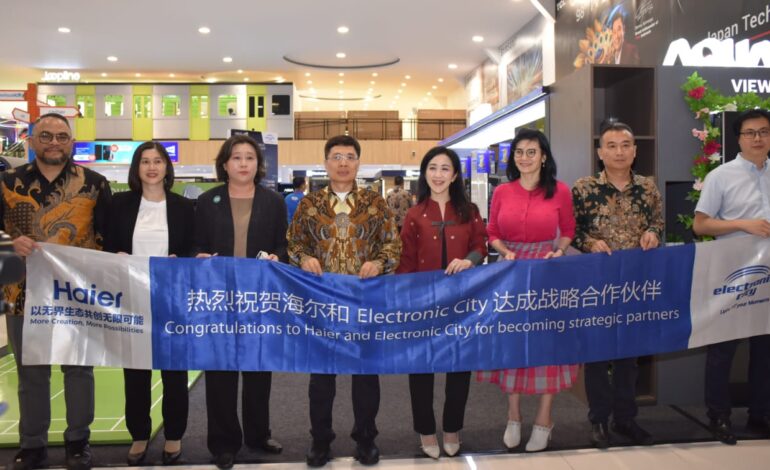 Haier Indonesia dan Electronic City Jalin Kemitraan Strategis