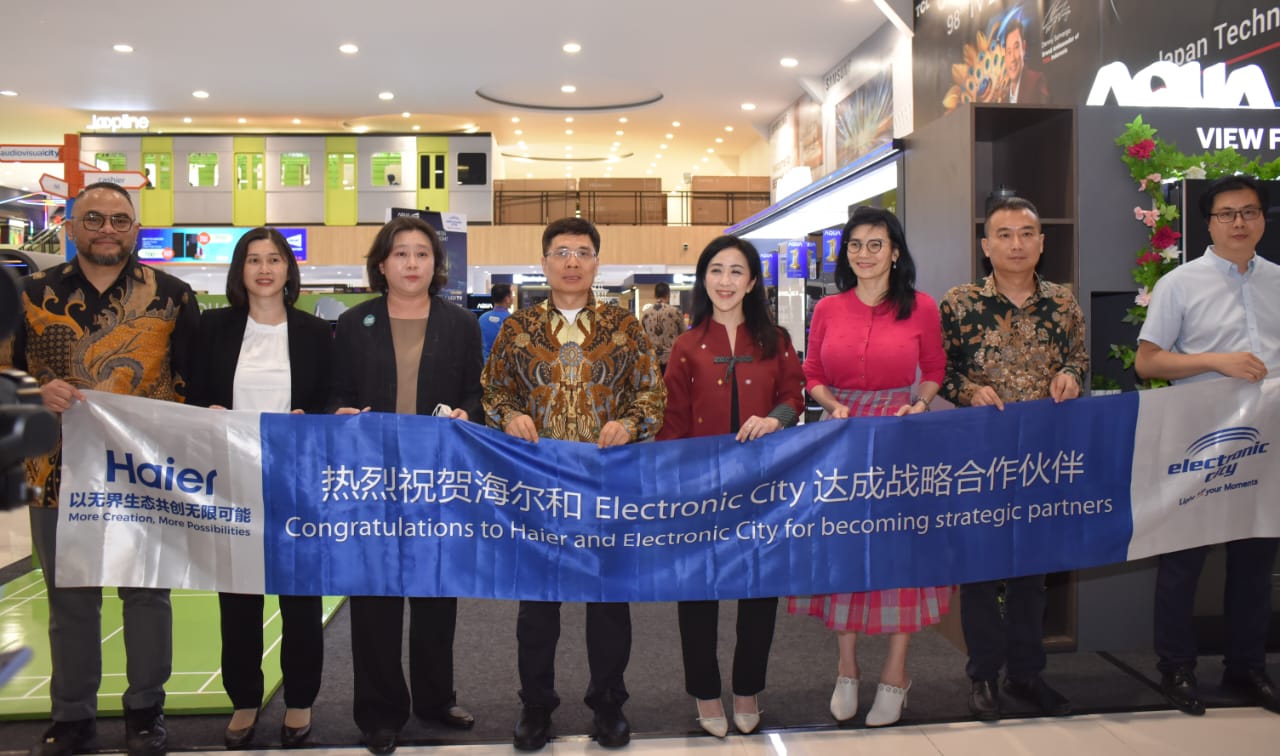 Haier Indonesia dan Electronic City Jalin Kemitraan Strategis