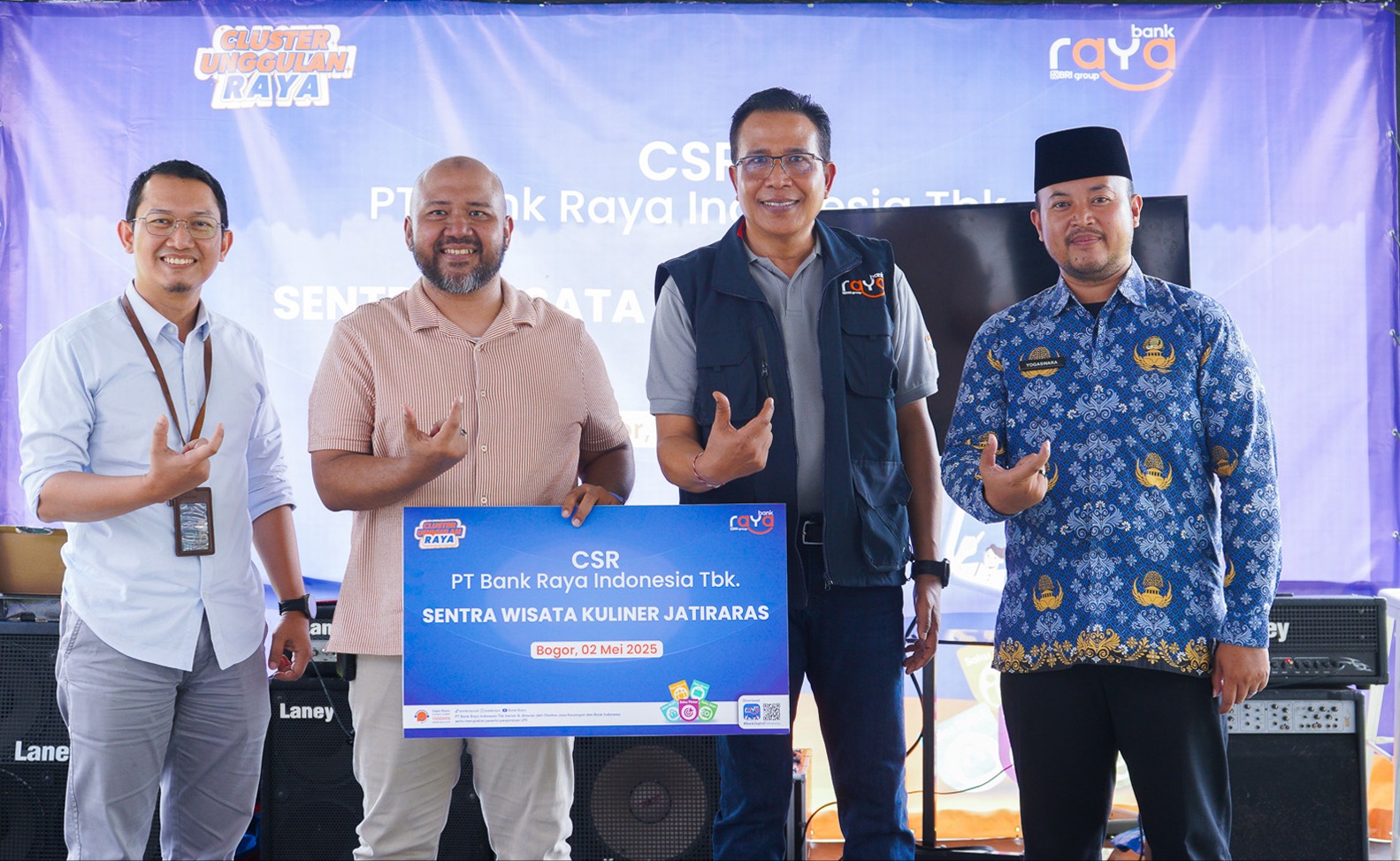 Bank Raya Salurkan CSR untuk Pengembangan UMKM di Jatiraras Sawarga Cibinong, Dorong Digitalisasi Lewat Raya App