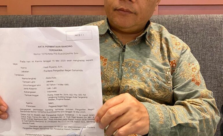 Ajukan Banding, Kuasa Hukum Abdul Aziz dan Nur M Yusuf Nilai Putusan PN Samarinda Cacat Hukum