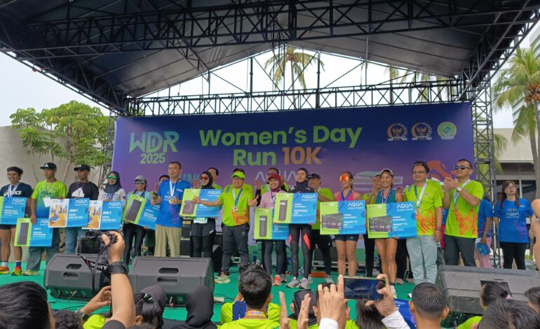 AQUA Elektronik dan DPR-MPR Dukung Gaya Hidup Sehat Lewat Women’s Day Run 10K