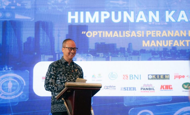 Menperin Dorong Daya Saing Kawasan Industri, HGBT dan RUU Jadi Andalan