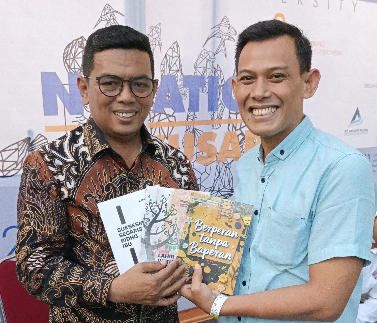 Terinspirasi Andra Soni, Sanusi Terbitkan Buku Ketiga: Berperan Tanpa Baperan