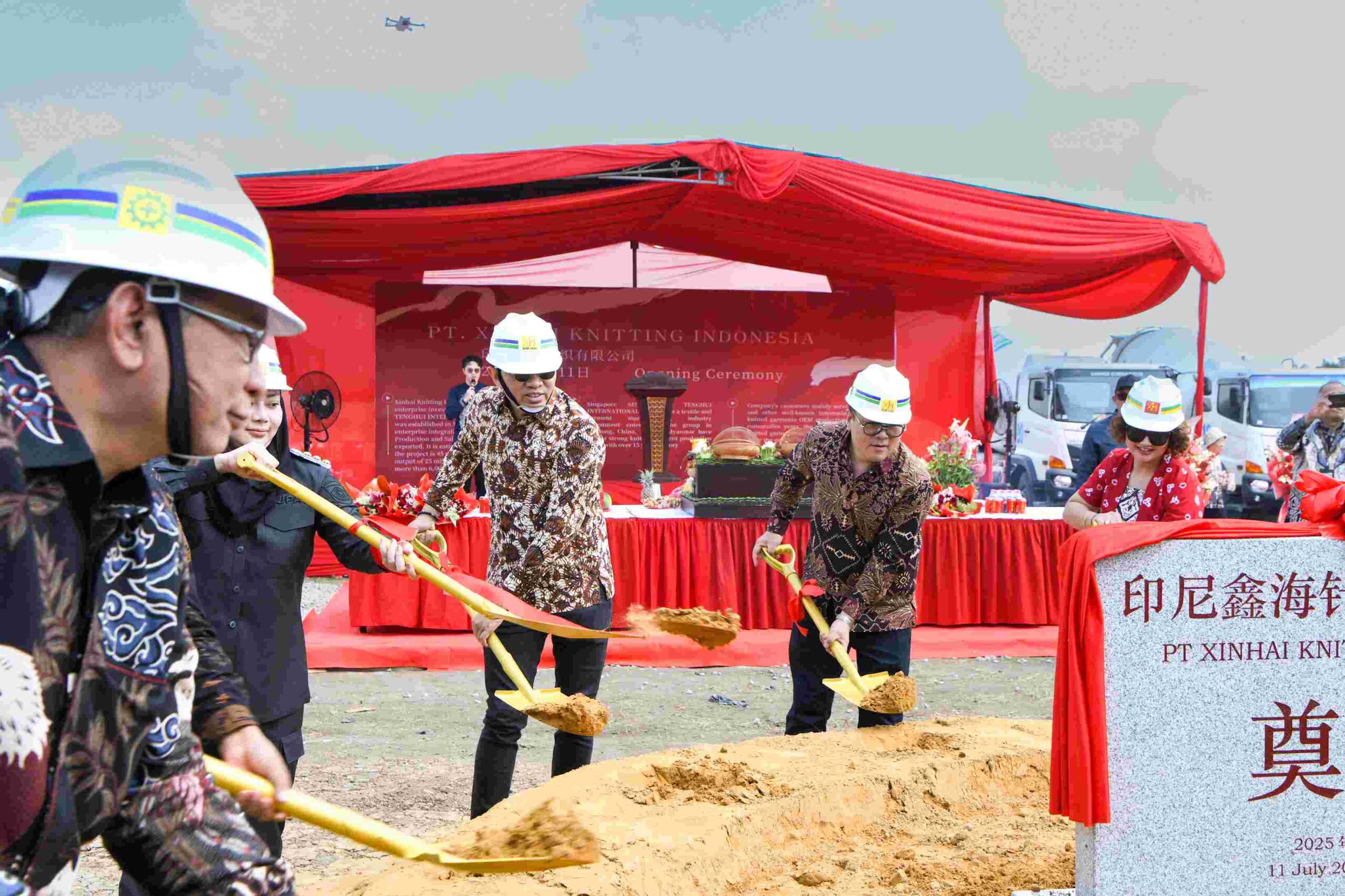 Xinhai Investasi USD 40 Juta Bangun Pabrik Tekstil di Brebes