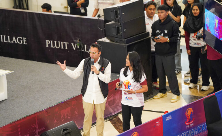 Merayakan Semangat Inklusivitas, NPCI DKI Jakarta Gelar Kejuaraan Tenis Meja di Ruang Publik