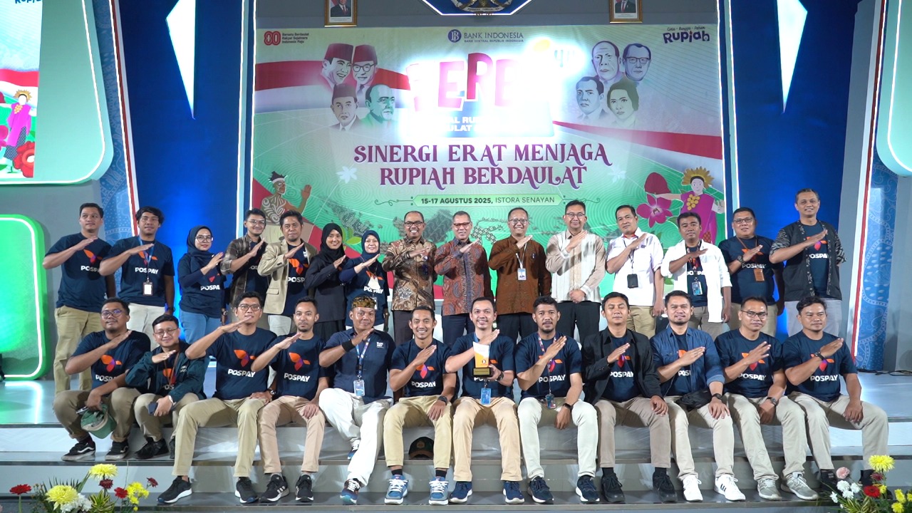 Pos Indonesia Raih Apresiasi BI di FERBI 2025