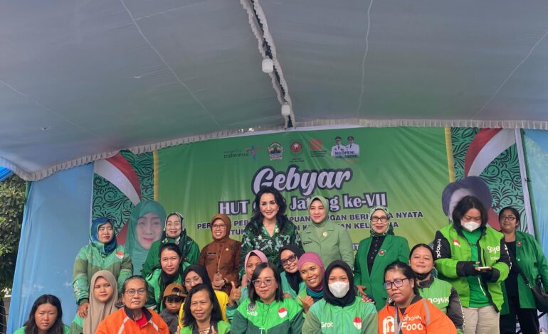 Ketua Umum GWS Giwo Rubianto Dukung Perempuan Pengemudi Ojek Online di “Gebyar Gerakan Wanita Sejahtera”