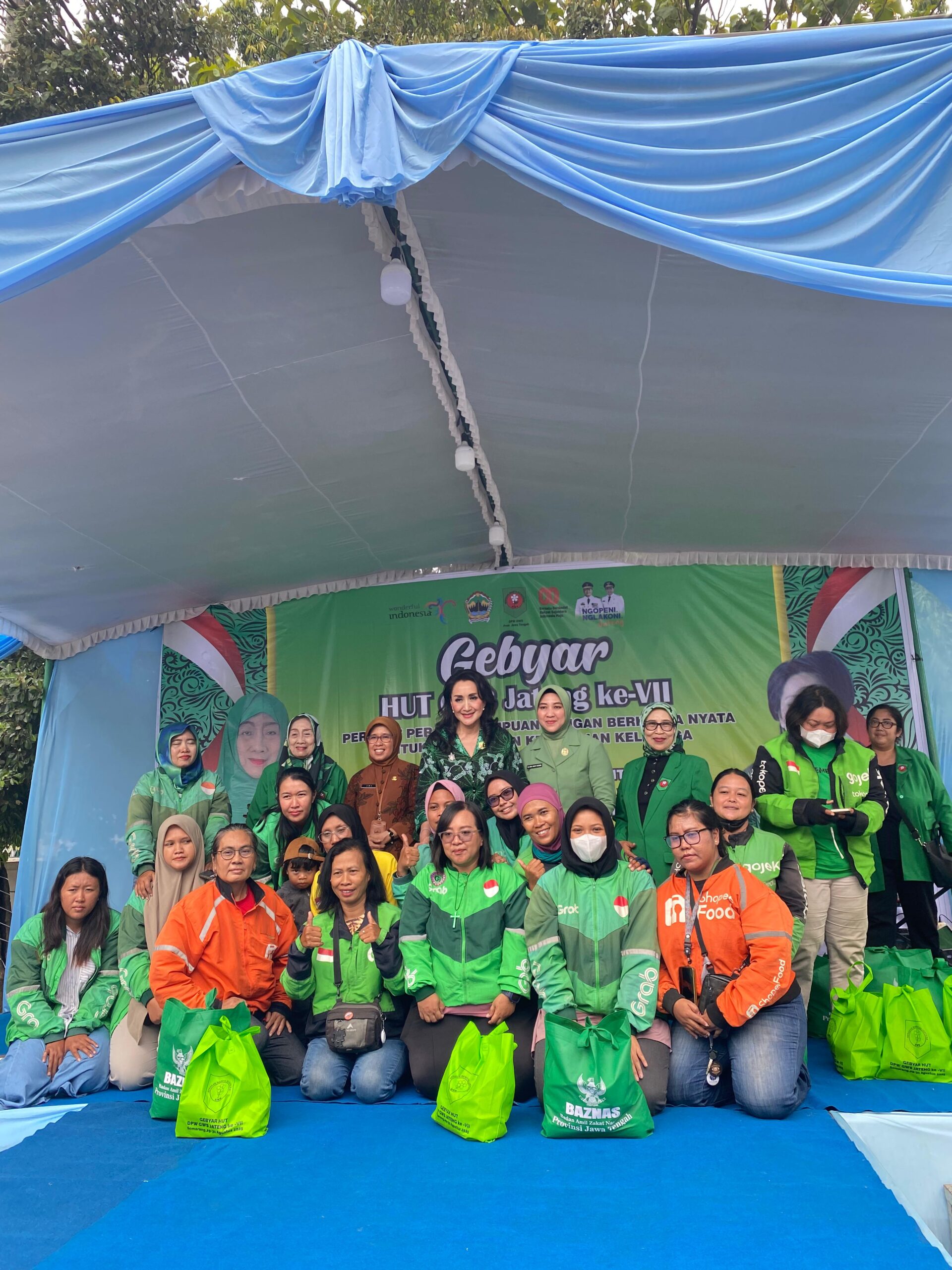 Ketua Umum GWS Giwo Rubianto Dukung Perempuan Pengemudi Ojek Online di “Gebyar Gerakan Wanita Sejahtera”