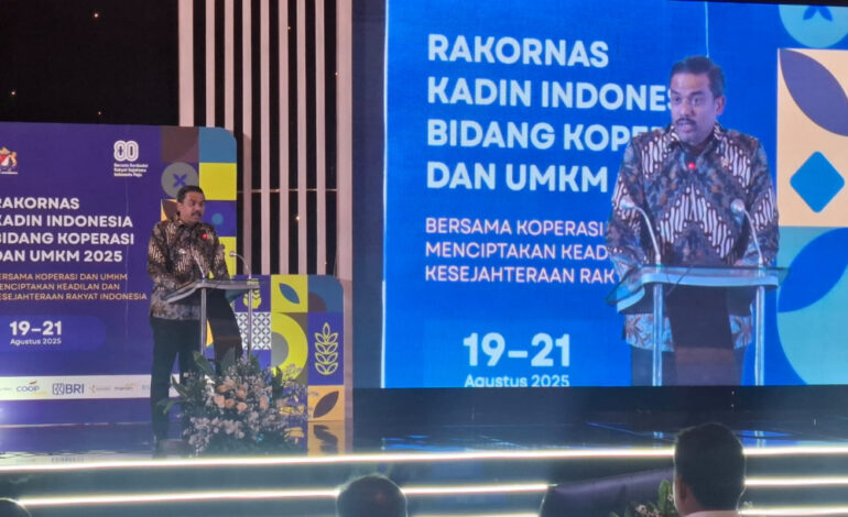 Rakornas Kadin Tegaskan Peran UMKM dan Koperasi sebagai Fondasi Ekonomi Rakyat