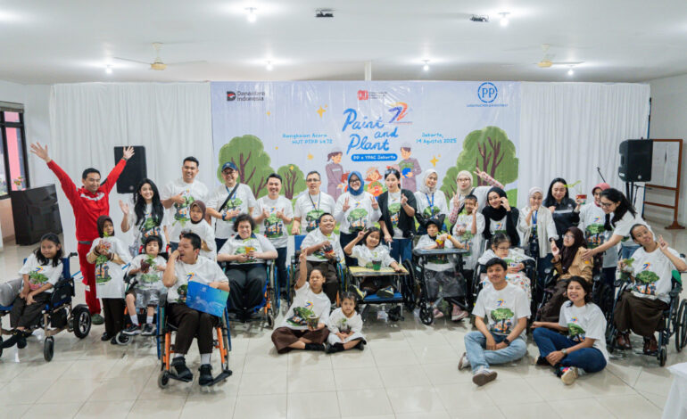 PTPP Gelar CSR “Paint & Plant” Bersama YPAC Jakarta
