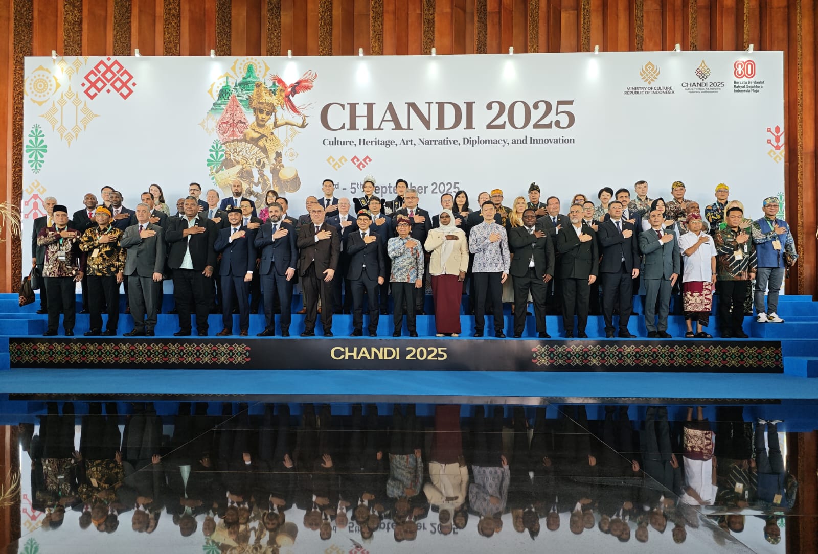 Menteri Kebudayaan RI Resmi Buka Konferensi Internasional CHANDI 2025 di Bali