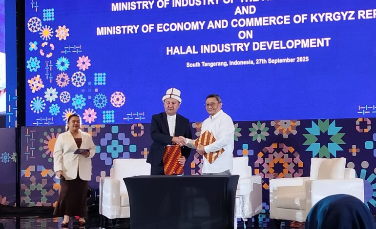 Indonesia–Kirgizstan Sepakat Kembangkan Industri Halal