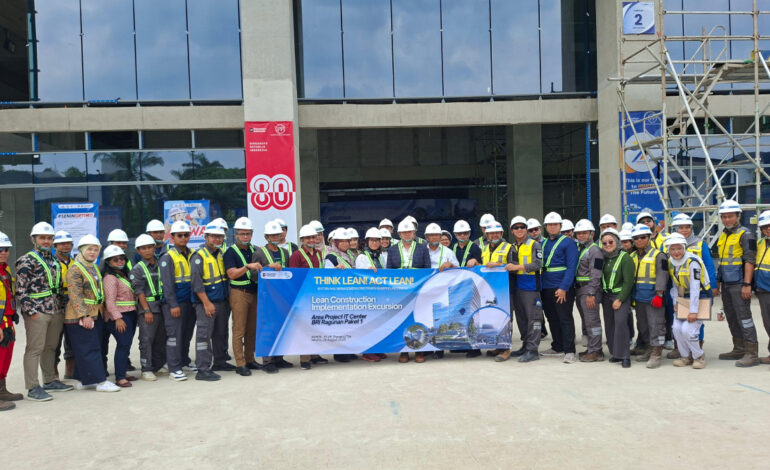 Proyek BRI Ragunan PTPP Jadi Percontohan Penerapan Lean Construction