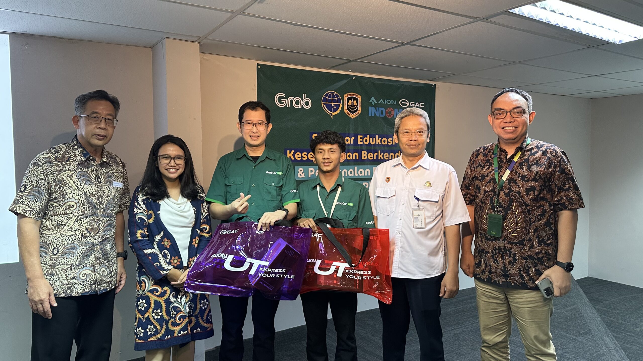 GAC AION dan Grab Gelar Kampanye Edukasi Keselamatan Berkendara, Sejalan dengan Program Kemenhub