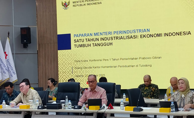 Industri Nasional Tumbuh Positif di Tahun Pertama Pemerintahan Prabowo-Gibran