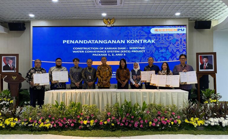 PTPP Dukung Ketahanan Air Nasional Lewat Proyek Karian-Serpong