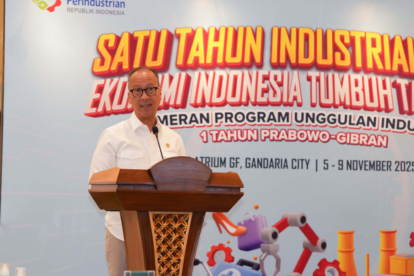 Industri Manufaktur Tumbuh, Kemenperin Pamerkan Capaian Setahun Pemerintahan Prabowo–Gibran