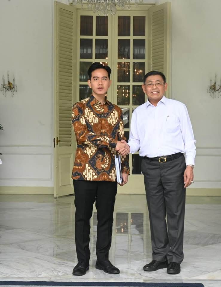 Relawan RJ 2 Sampaikan Masukan Reformasi Polri kepada Wapres Gibran di Istana