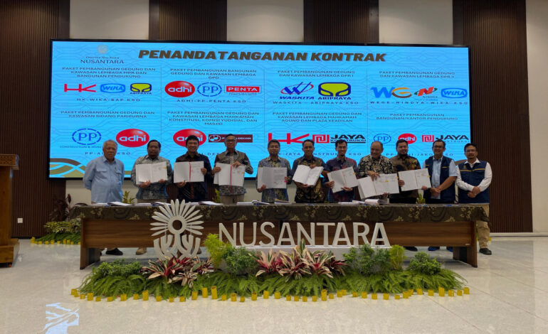 PTPP Teken Tiga Proyek Kelembagaan Negara di IKN