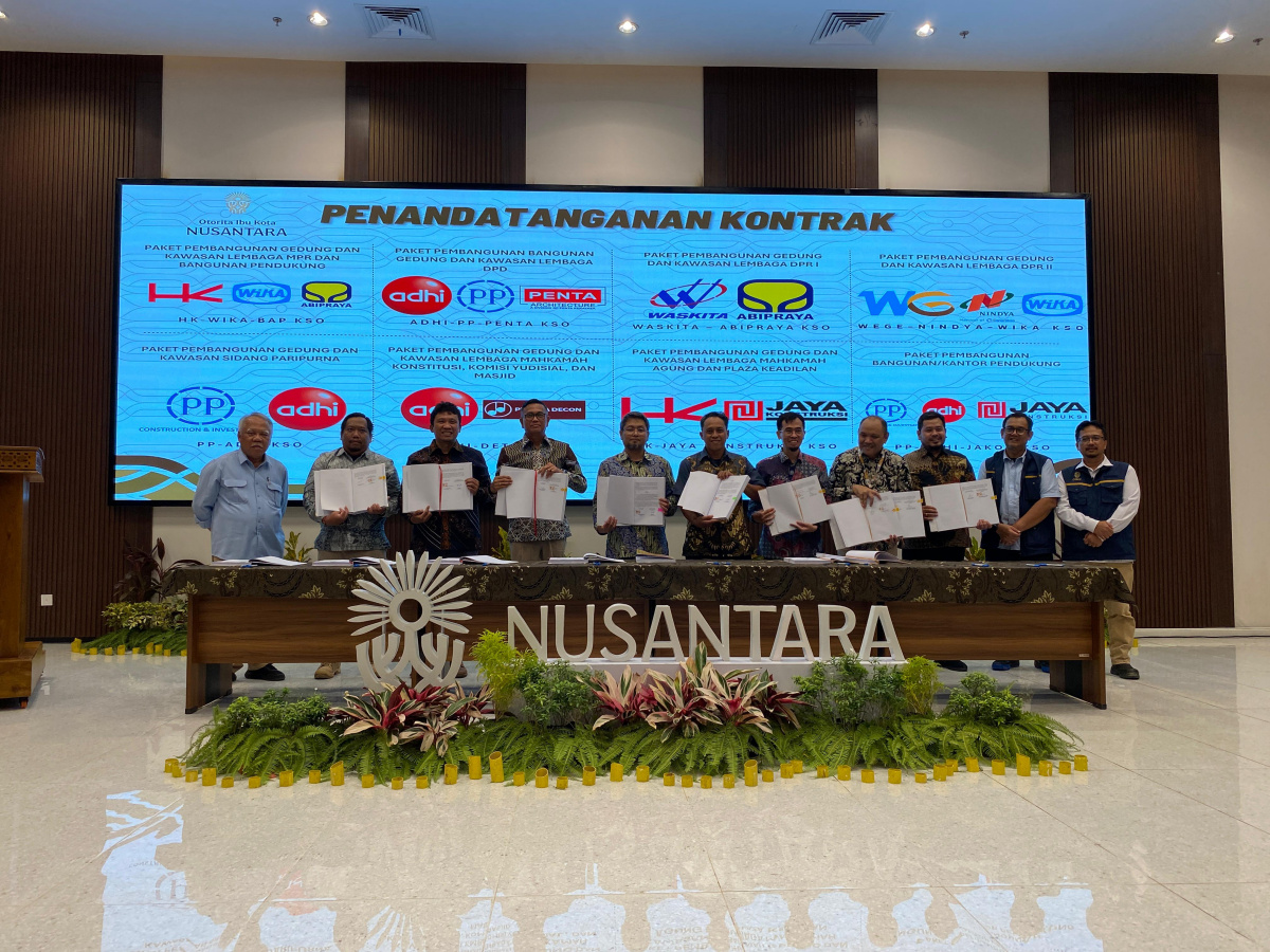 PTPP Teken Tiga Proyek Kelembagaan Negara di IKN