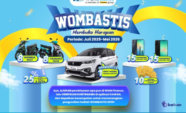 WOM Finance Ajak Konsumen Berpartisipasi dalam Program Undian WOMBASTIS “Membuka Harapan” 2025