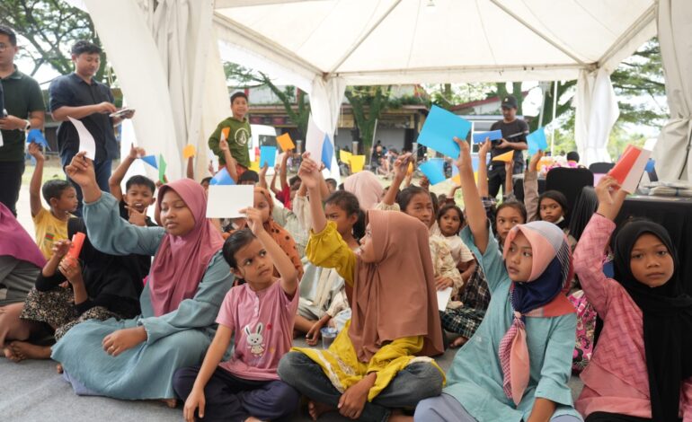 Posko Trauma Healing PTPN Group Hadirkan Tawa di Tengah Duka