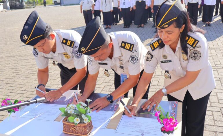 Imigrasi Belawan Teguhkan Komitmen Kinerja dan Integritas Aparatur di Tahun 2026