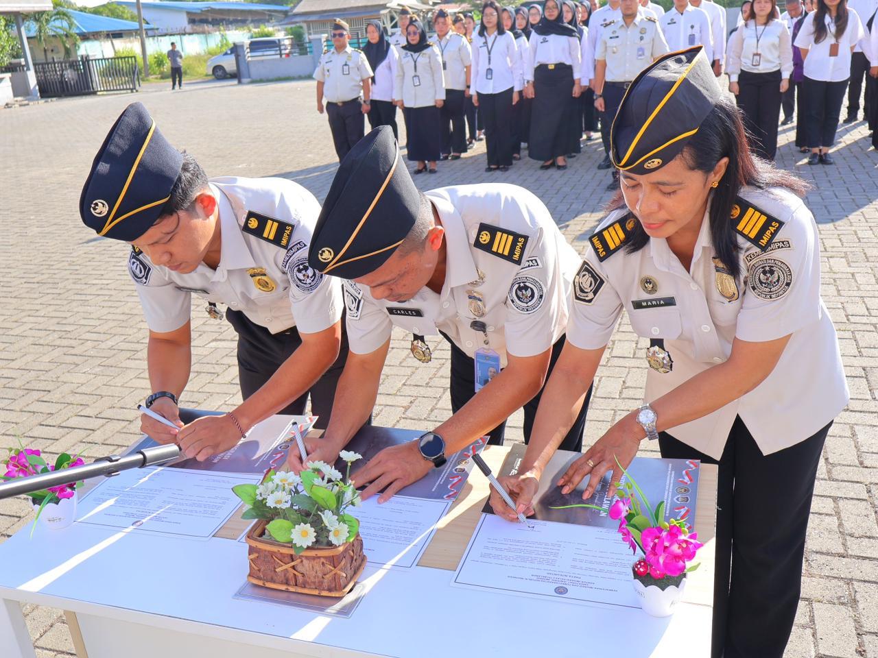 Imigrasi Belawan Teguhkan Komitmen Kinerja dan Integritas Aparatur di Tahun 2026