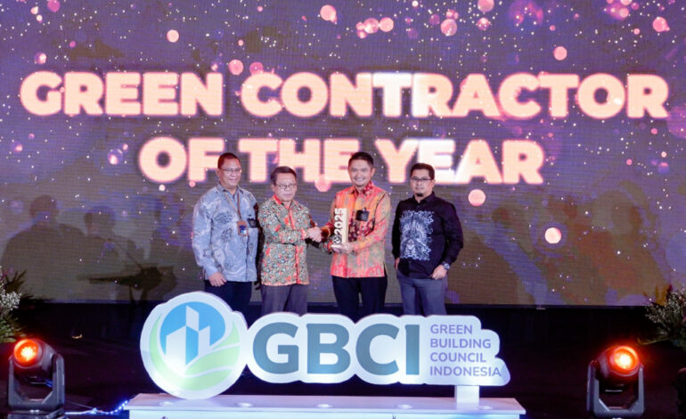 PTPP Raih Best Green Contractor of the Year 2025 di Greenship Awards