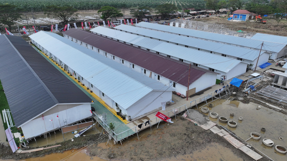 Kolaborasi Danantara dan PTPP Bangun Hunian Sementara Pascabanjir Aceh