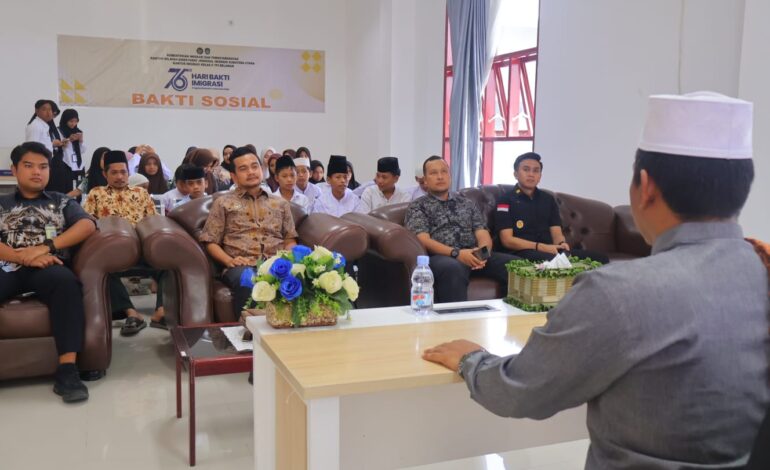 Imigrasi Belawan Gelar Bakti Sosial Sambut Hari Bhakti Imigrasi ke-76