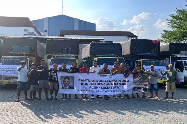 Dukungan Nyata untuk Aceh, 100 Ton Beras dan 800.000 Mie Instan dari NHM