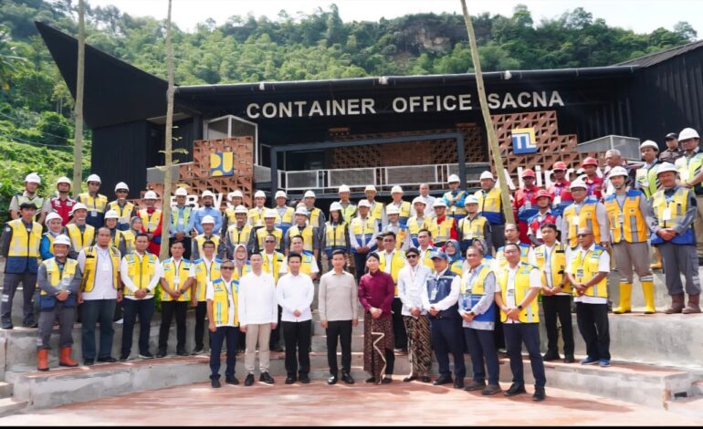 Wapres Tinjau Proyek Bendungan Bagong, PTPP Percepat Pembangunan