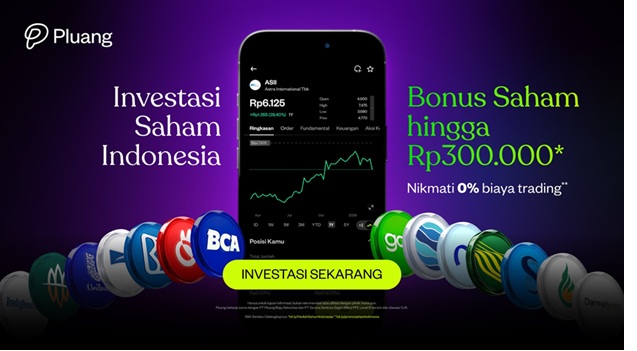 Pluang Luncurkan Fitur Saham Indonesia dalam Satu Aplikasi