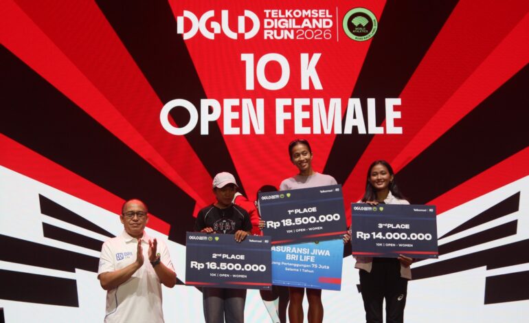 BRI Life Dukung Gaya Hidup Sehat dan Aktif  Melalui   “Telkomsel Digiland Run 2026”