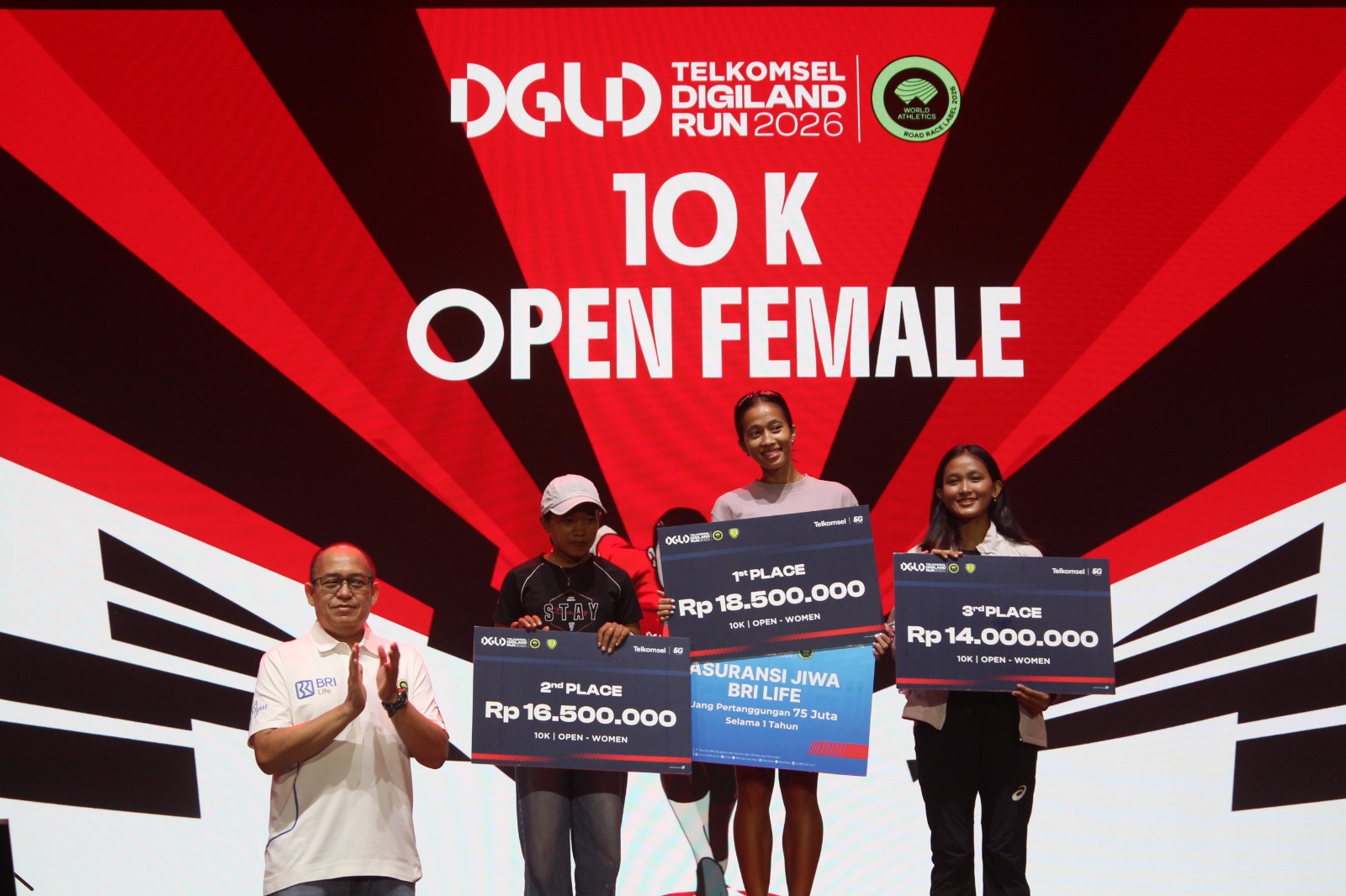 BRI Life Dukung Gaya Hidup Sehat dan Aktif  Melalui   “Telkomsel Digiland Run 2026”