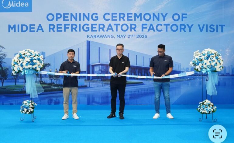 Midea Buka Pabrik Kulkas Terbesar di Indonesia, Perkuat Komitmen Investasi dan Produksi Lokal