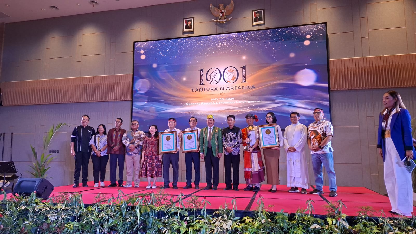 Marianna Resort Pecahkan Rekor Penyajian 1.001 Porsi Naniura, Raih Penghargaan LEPRID