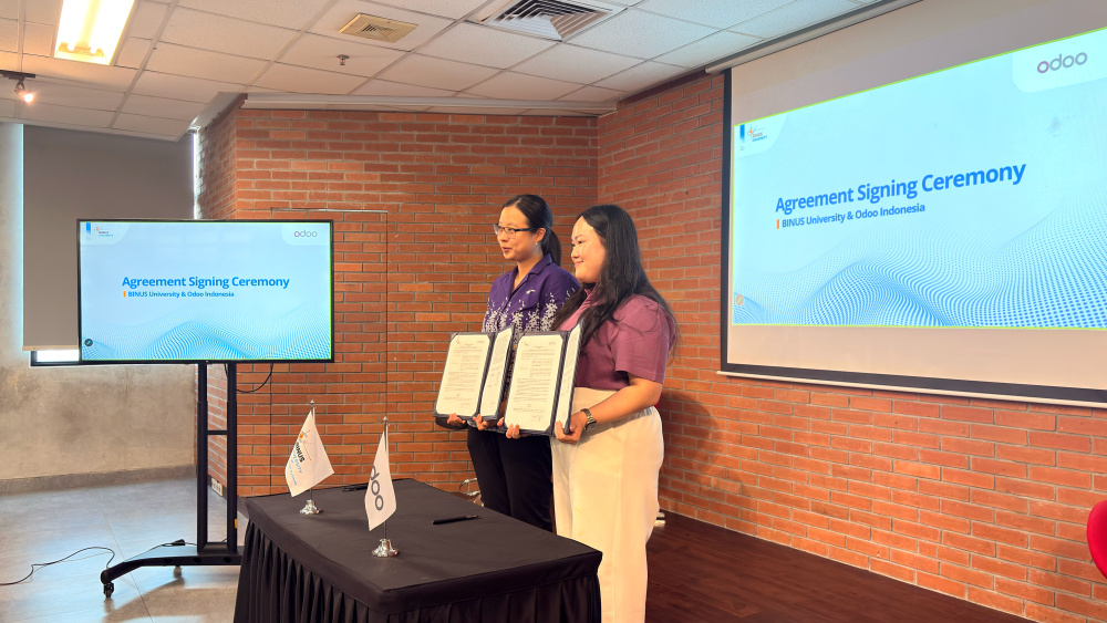 BINUS University dan Odoo Jalin Kerja Sama Strategis Kembangkan Talenta Digital