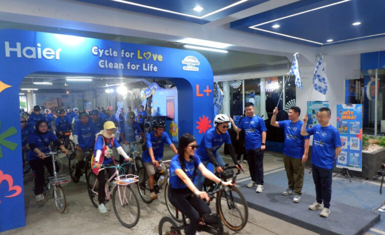 Haier Gelar “Cycle for Love”, Kenalkan Mesin Cuci Premium untuk Gaya Hidup Urban