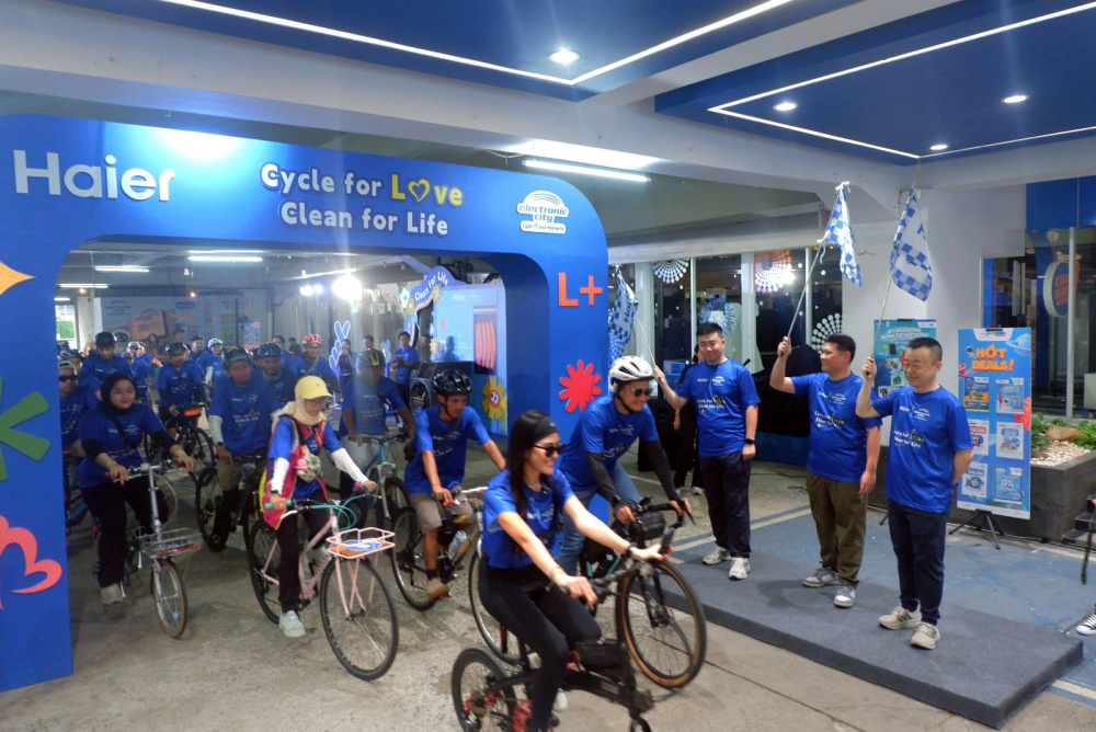 Haier Gelar “Cycle for Love”, Kenalkan Mesin Cuci Premium untuk Gaya Hidup Urban