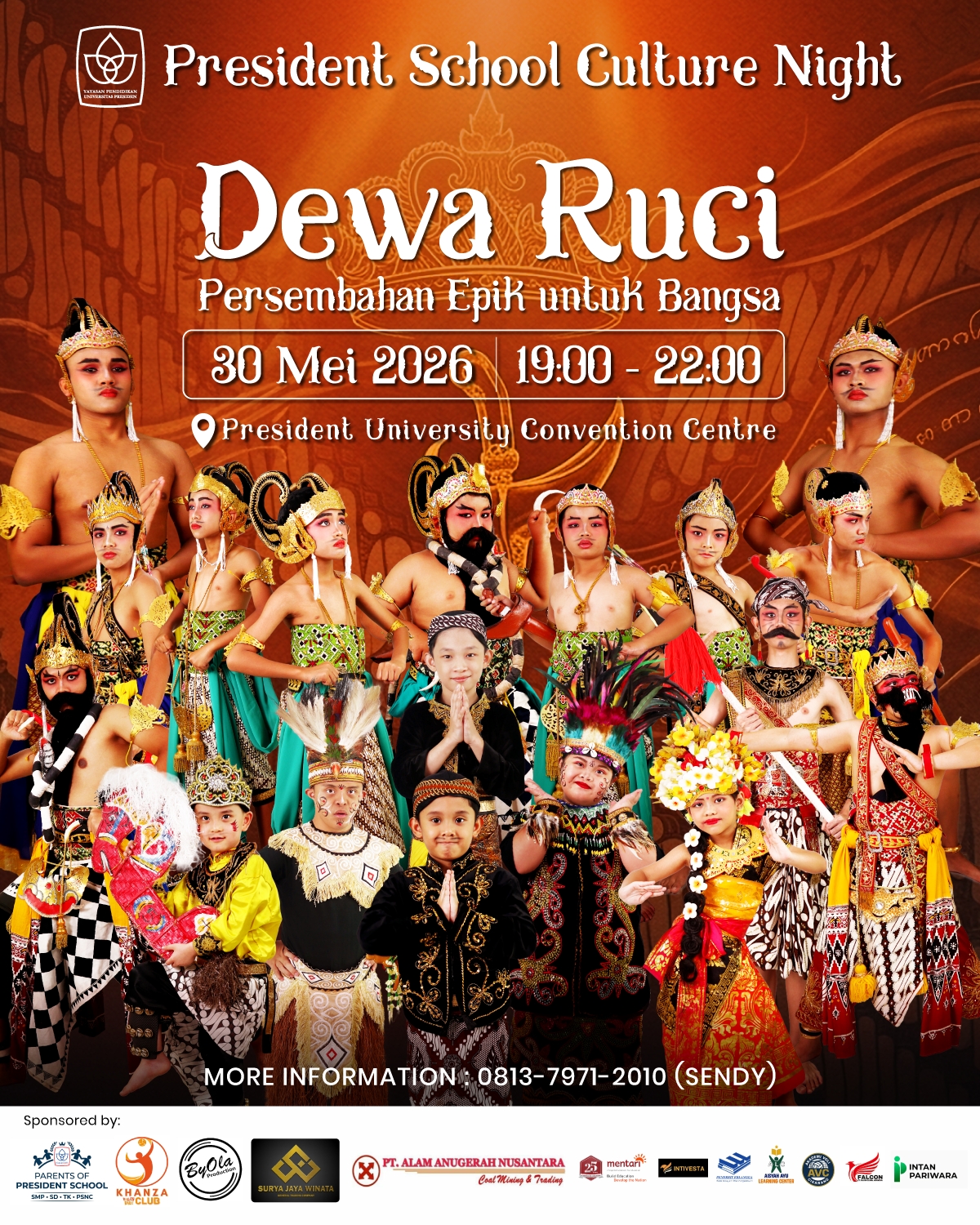Pagelaran Budaya “Dewa Ruci” President School Angkat Nilai Kearifan Nusantara dan Pendidikan